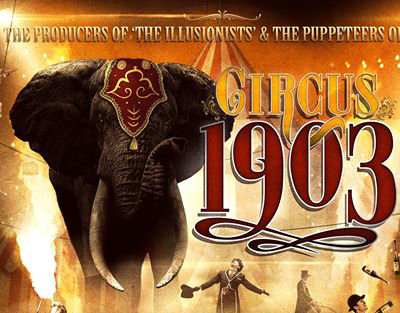 circus 1903 banner